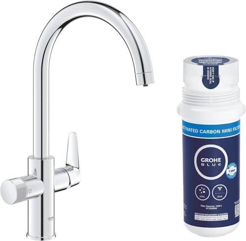 GROHE Blue Pure StartCurve Starter Kit Rubinetto Filtro Acqua Cromo