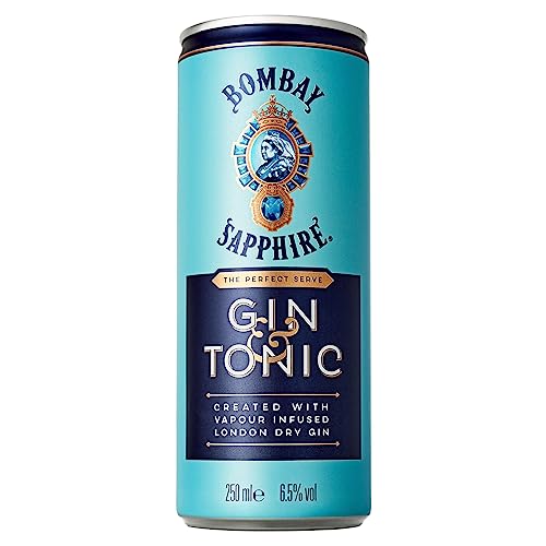 Bombay Sapphire Gin e Tonic, 12 x 250ml