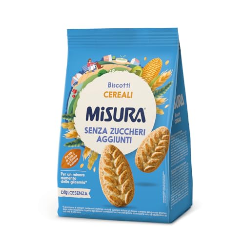 Misura Dolcesenza Biscotti ai Cereali Senza Zuccheri Aggiunti, 300g