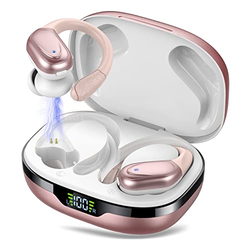 CASCHO Cuffie Bluetooth 5.3 con Gancio per Orecchio, 60H