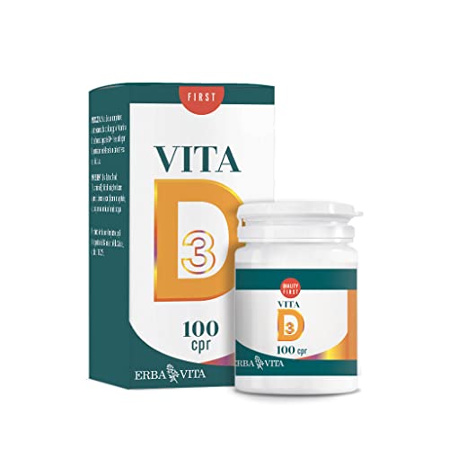 ERBA VITA Vitamina D Vegan, 100 Compresse