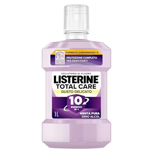 LISTERINE Total Care Collutorio Menta Pura 0% Alcol 1L