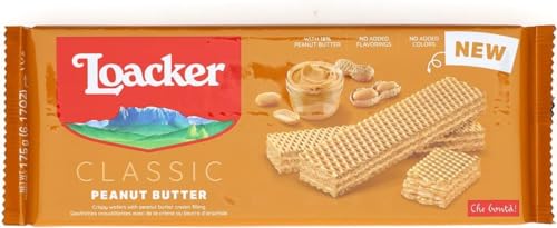 Loacker Classic Peanut Butter Wafer 175g