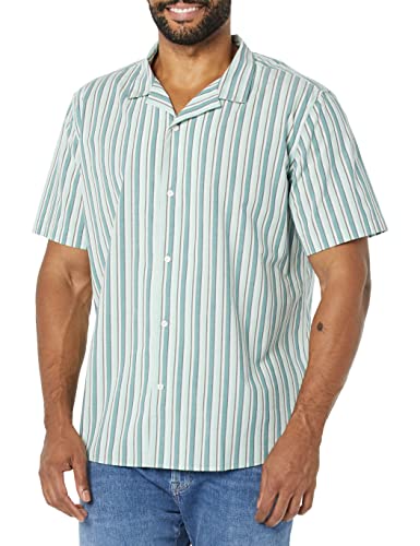 Amazon Essentials Camicia da resort Uomo Cotone Maniche Corte