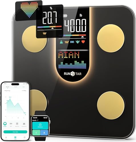 RunStar Bilancia Smart 8in1, Display VA