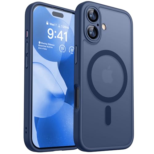 CANSHN Cover Magnetica iPhone 17, Blu Profondo