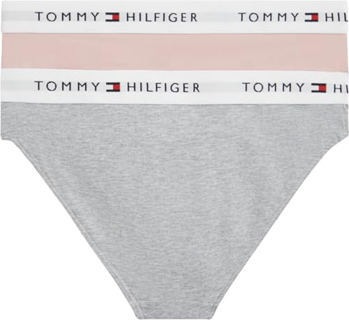 Tommy Hilfiger Bikini Bambina 2 Pezzi Rosa Nebbia