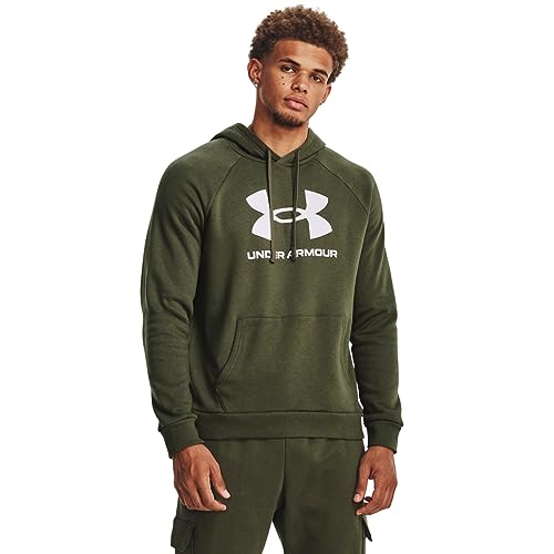Under Armour Rival Fleece Logo HD Felpa con Cappuccio Uomo