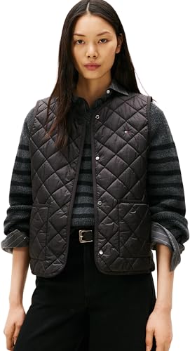 Tommy Hilfiger Donna Gilet Padded Quilted Gilet Imbottito