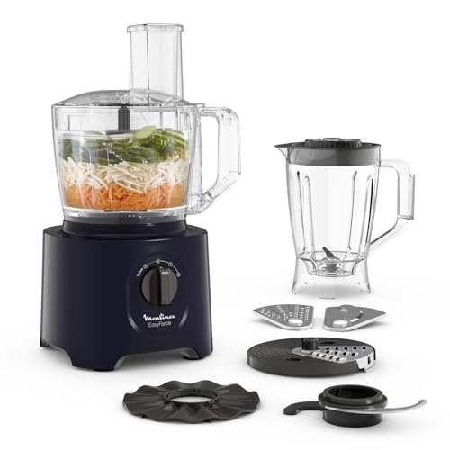 Moulinex Easy Force Robot da Cucina Multifunzione 800W, 6 Accessori