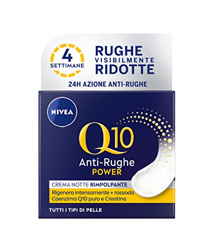 NIVEA Q10 POWER Crema Notte Viso Rimpolpante 50 ml