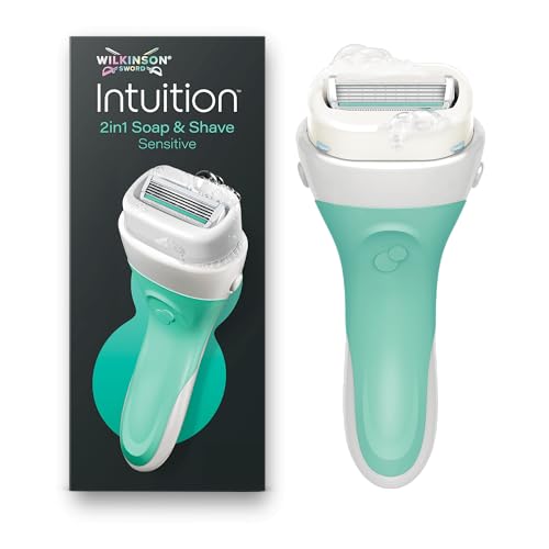 Wilkinson Sword Intuition 2in1 Soap & Shave pelli sensibili rasoio donna con 1 ricarica