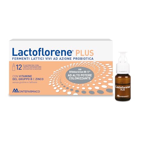 Lactoflorene Plus Probiotici Zinco Vitamina B 12 Flaconcini