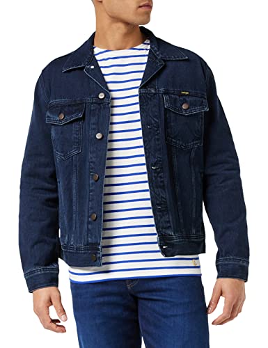 Wrangler Authentic Jacket Giacca da uomo Coalblue Stone