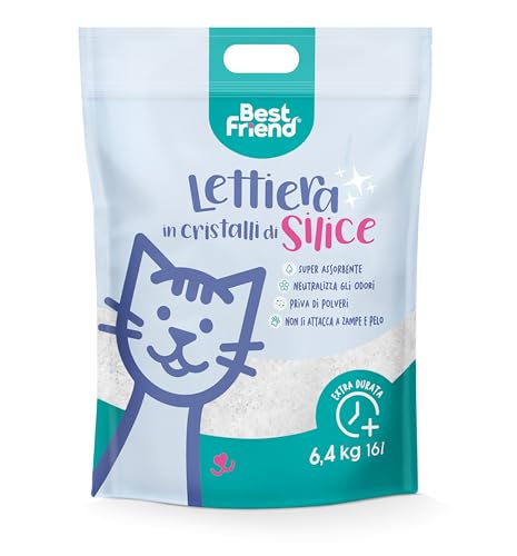 Best Friend Lettiera Cristalli Silice 16L