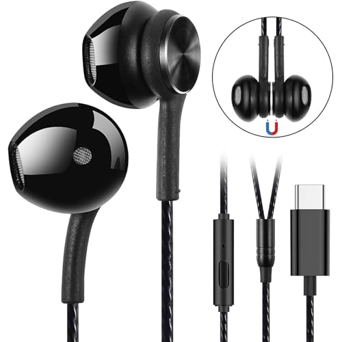 GUUVOR Cuffie USB-C In-Ear Sportive Magnetiche