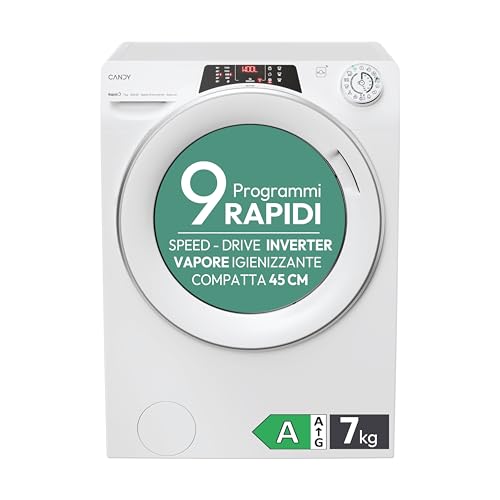 Candy RapidÓ RO4 1274DWMT/1-S Lavatrice 7 kg 1200 giri Wi-Fi