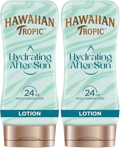 Hawaiian Tropic Crema Doposole Idratante con Aloe, 180ml