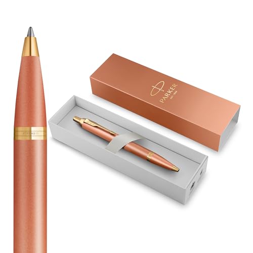 Parker IM Writing Rituals Penna a sfera arancione con puntale dorato