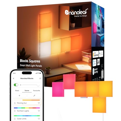 Nanoleaf Blocks Kit Iniziale 6 Quadrati Illuminazione Diffusa