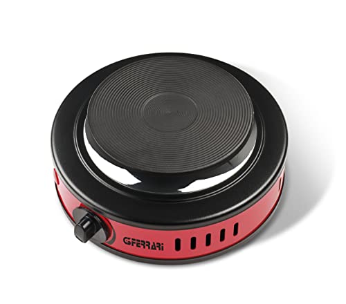 G3 Ferrari Fornello Portatile Elettrico 500W con Piastra in Ghisa 11 cm