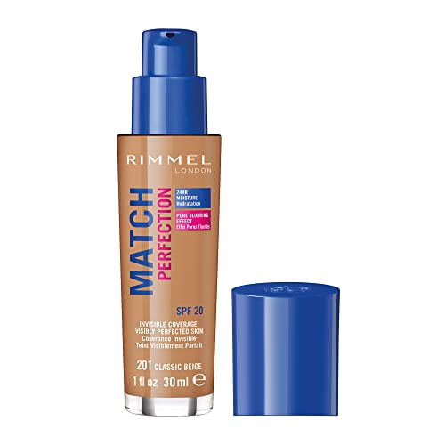 Rimmel London Match Perfection Fondotinta Liquido SPF 20 Classic Beige