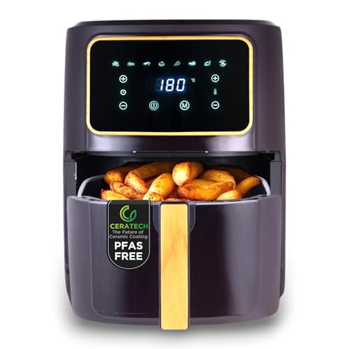 Bergner Friggitrice ad Aria 1800W 6,9L con 8 Programmi