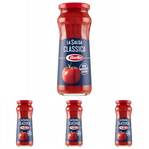 Barilla - Sugo Salsa Classica, con Pomodoro e Olio Extra Vergine di Oliva, Senza Glutine - 300 g