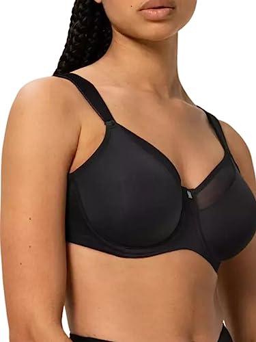 Triumph Donna Wild Peony Florale W01, Minimizer bra, PEBBLE GREY