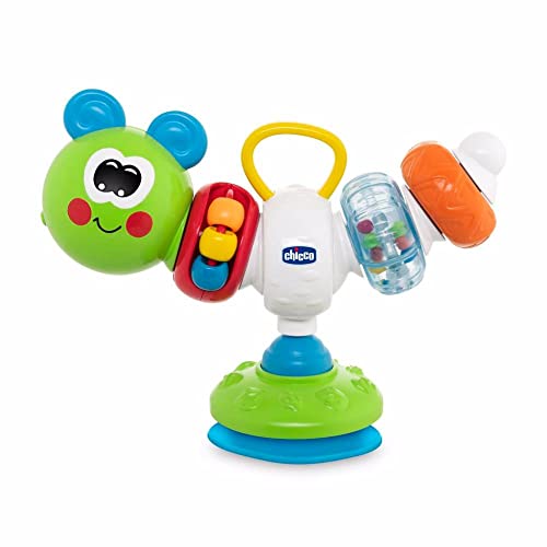 Chicco Gioco Seggiolone Gioco con Ventosa per Seggiolone, con attività Manuali, e Mesi