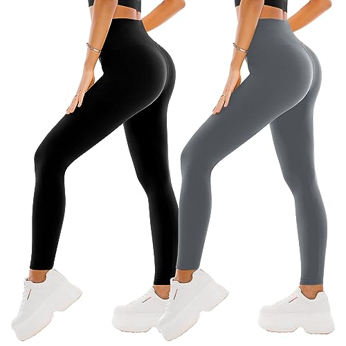 SINOPHANT Leggings sportivi vita alta, 2 pezzi