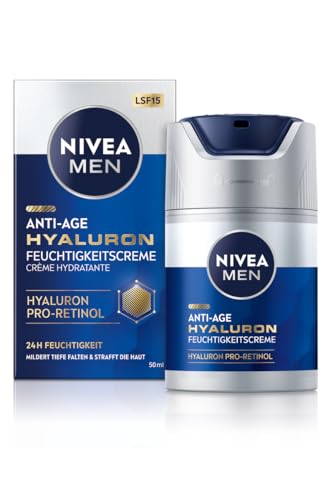 NIVEA MEN Crema idratante ialuronico anti-età SPF 15