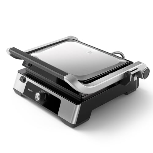 Philips Griglia Elettrica Contact Grill con Piastre Antiaderenti