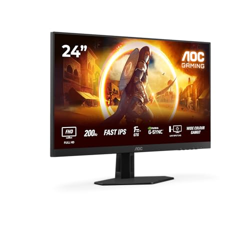 AOC Gaming Monitor 24G4HRE 24" FHD 200Hz Fast IPS