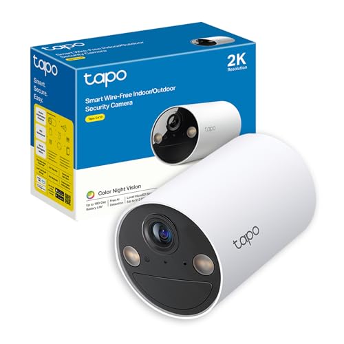 Tapo C410 Telecamera per Esterni 2K 3MP con Batteria 180 Giorni