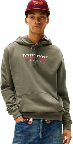 Tommy Jeans Felpa con Cappuccio Regular Fit Uomo