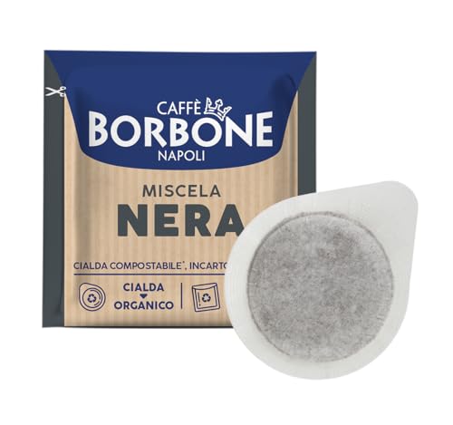 Caffè Borbone Cialda Compostabile Sistema ESE, Miscela Nera - 100 Cialde