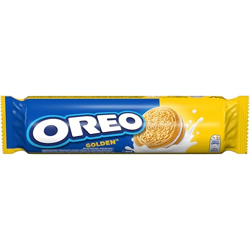 Oreo Golden, Biscotti con Ripieno di Crema alla Vaniglia, Il tuo Oreo in Versione da 154g)