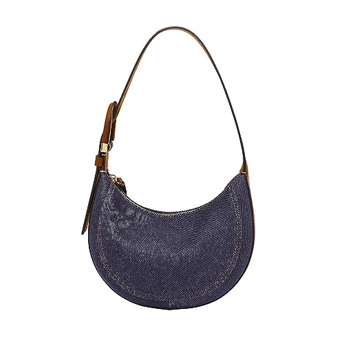 Fossil Harwell Borsa a Tracolla Donna in Denim