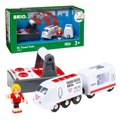 BRIO World Treno Passeggeri Telecomandato in Legno