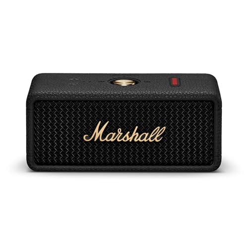 Marshall Emberton III Altoparlante Bluetooth Portatile IP67 Nero Ottone