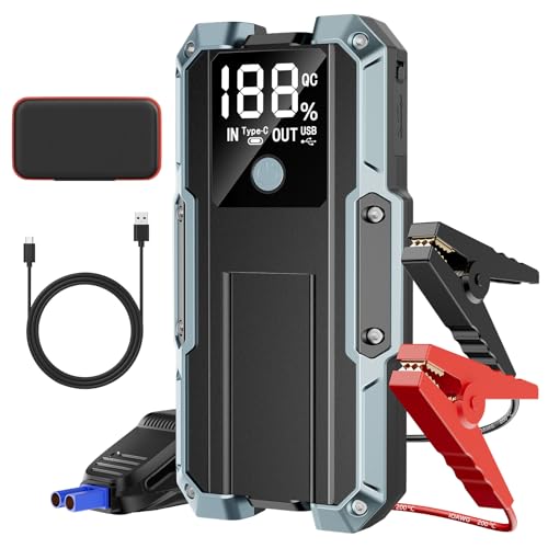 Tyonto Avviatore di Emergenza Auto 3000A 26800mAh
