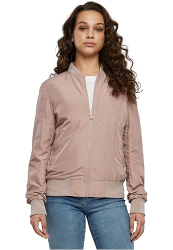 URBAN CLASSICS Giubbotto Bomber Donna con Polsini a Coste