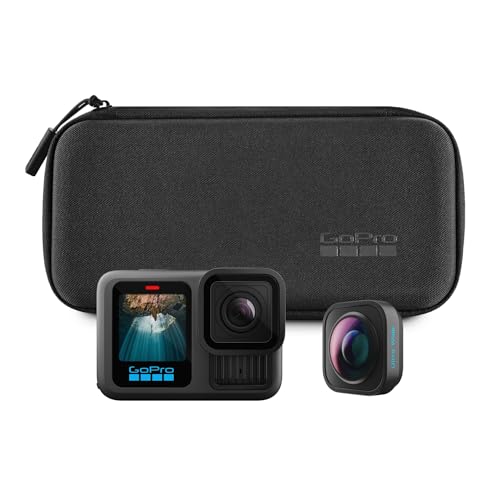GoPro HERO13 Black Action Camera Impermeabile 5.3K60 con Mod Ultra-Grandangolare