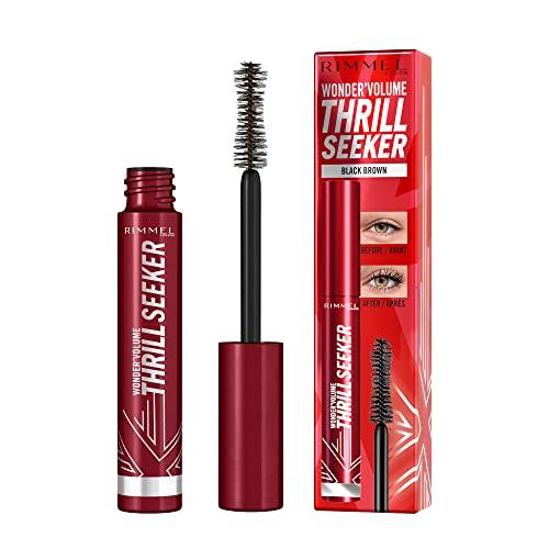Rimmel London Thrill Seeker Mascara Marrone Nero 8 ml