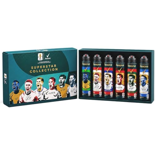 Rexona Cofanetto Regalo FIFA World Cup 2026 Deodoranti Spray Uomo 6x150ml
