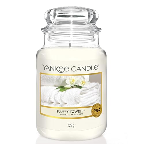 Yankee Candle Candela profumata in giara grande Soffici asciugamani