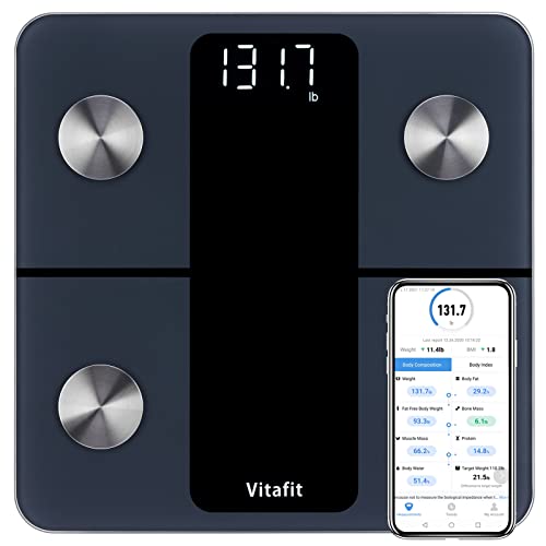 Vitafit Bilancia Pesapersone Digitale Impedenziometrica 180kg LED