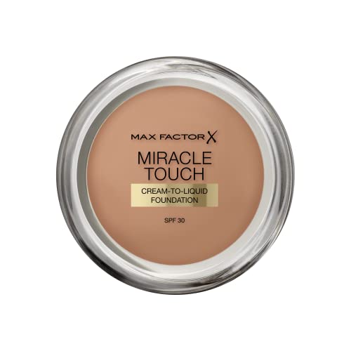 Max Factor Miracle Touch, Fondotinta Coprente con Acido Ialuronico, 0