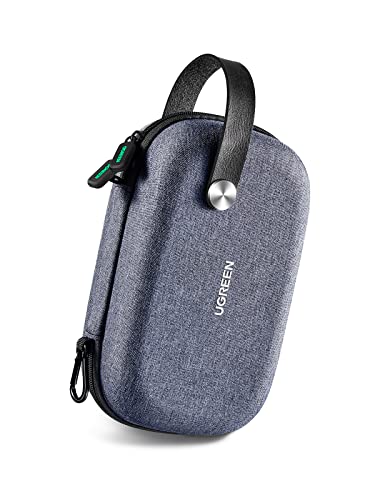 UGREEN Organizer Cavi, Borsa Accessori Elettronici Cable da ViaggioAntiurto Impermeabile USB Custodia per Power Bank Hard Disk Phone Passaporto MP3 Airpods Caricatore